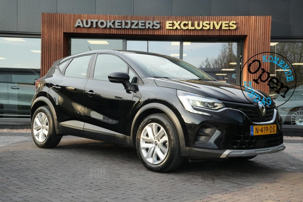 Renault Captur 1.0 TCe 100 Bi-Fuel Zen LPG Cruise Airco DAB+, Auto's, Renault, Voorwielaandrijving, Gebruikt, Euro 6, Zwart