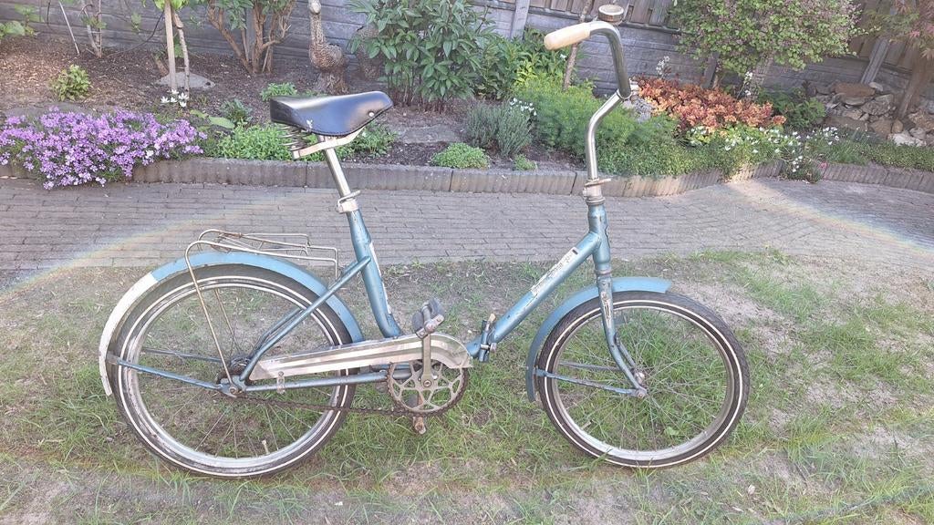 Originele vouwfiets, Ophalen, Gebruikt, Terugtraprem
