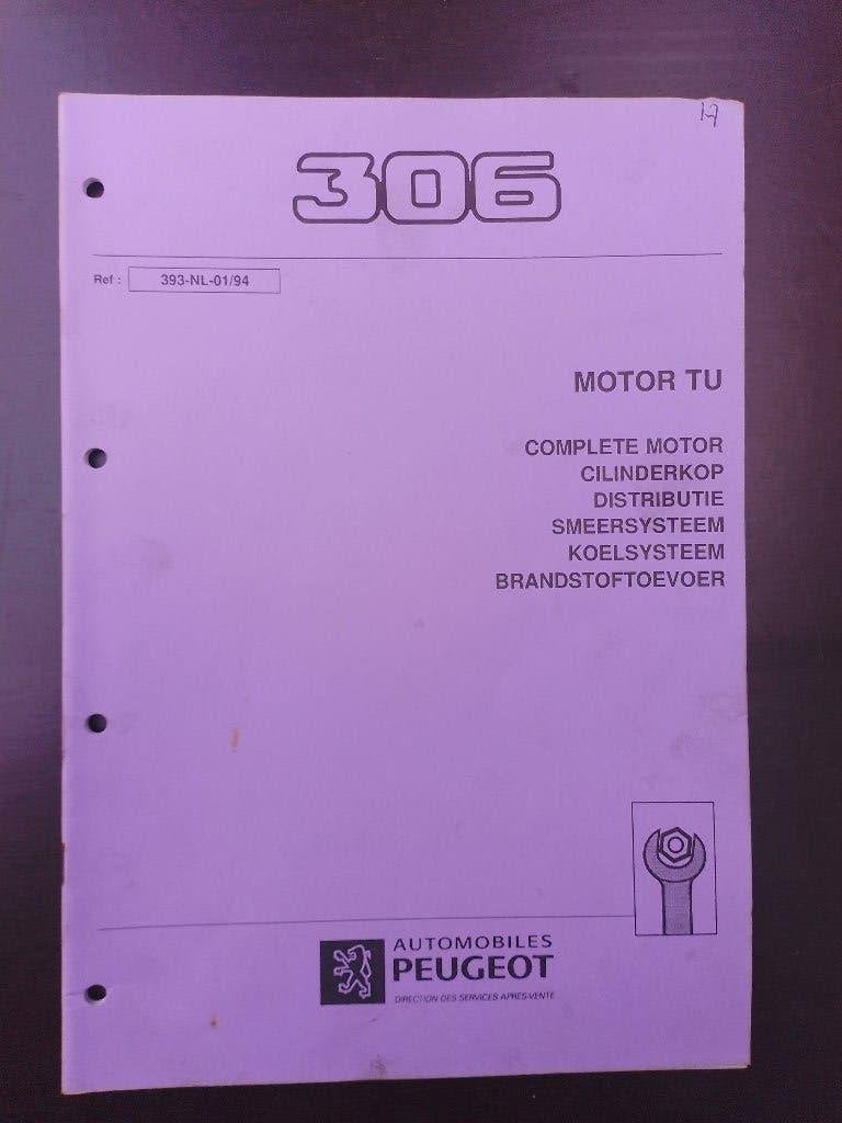 Peugeot 306 dealer werkplaatsboek TU benzine motor, Verzenden, Gelezen, Peugeot