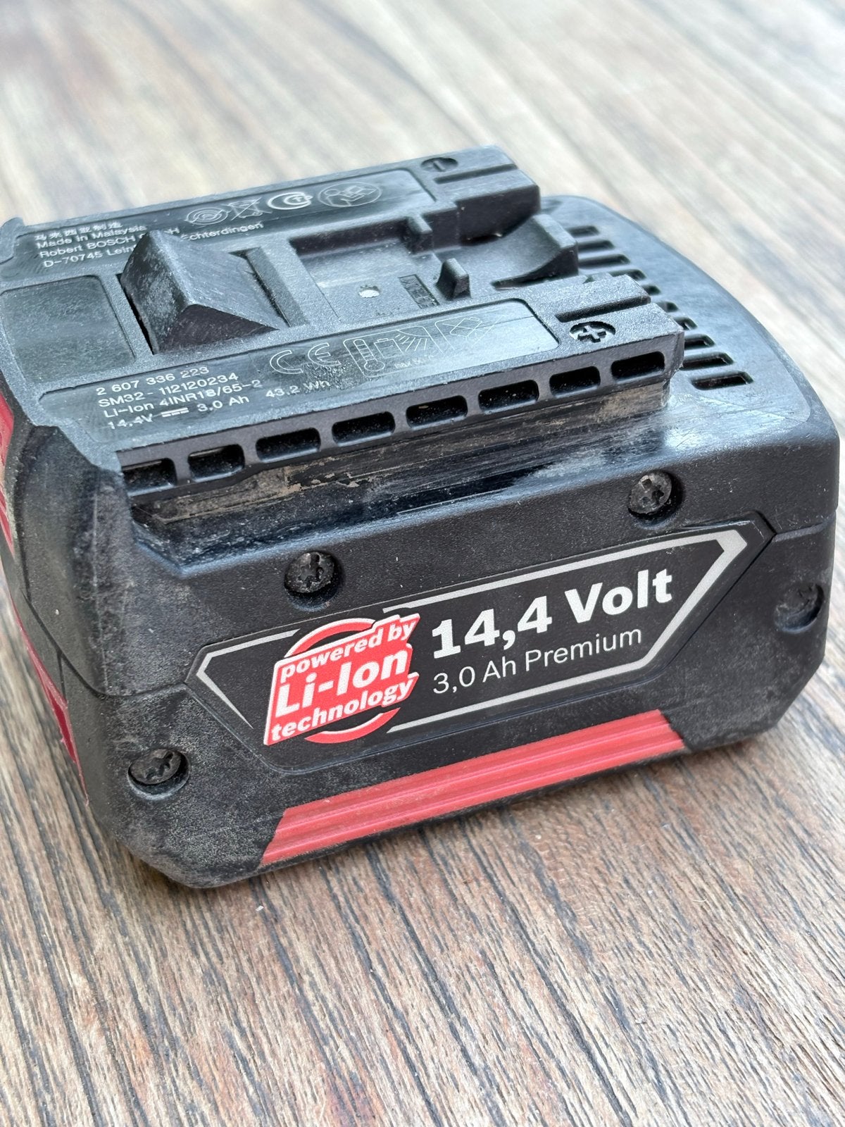 Bosch 14.4V Li-Ion Accu 3.0 Ah Premium, Ophalen, Gebruikt, Overige typen
