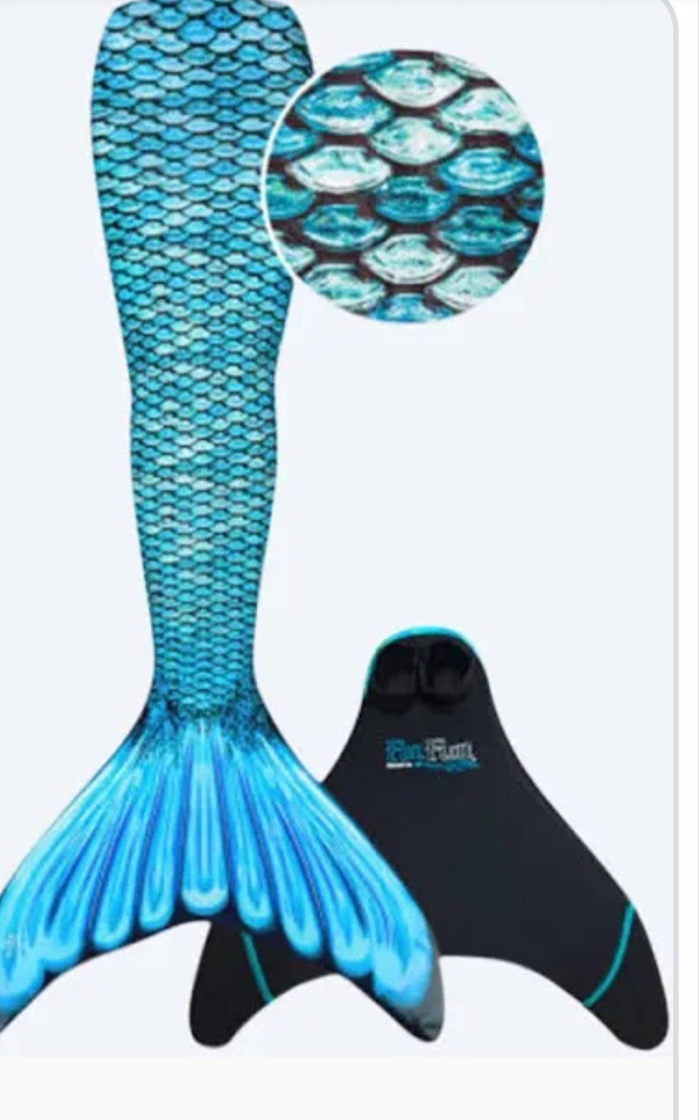 Zeemeerminstaart met Monovin - Blauw Schaalpatroon, Ophalen, Gebruikt