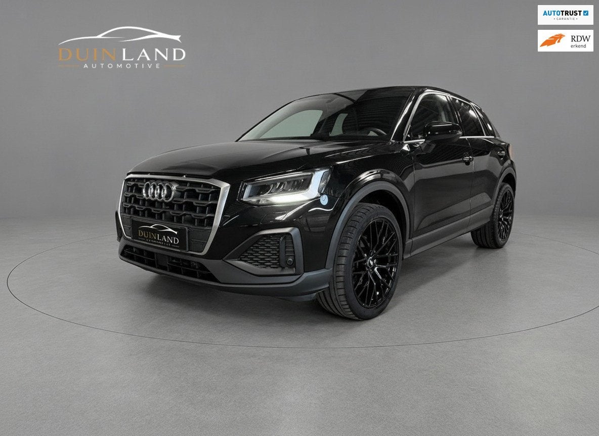 Audi Q2 35 TFSI Advanced Automaat | PDC | Airco |LED|BTW, Auto's, Stof, 4 cilinders, 150 pk, Zwart