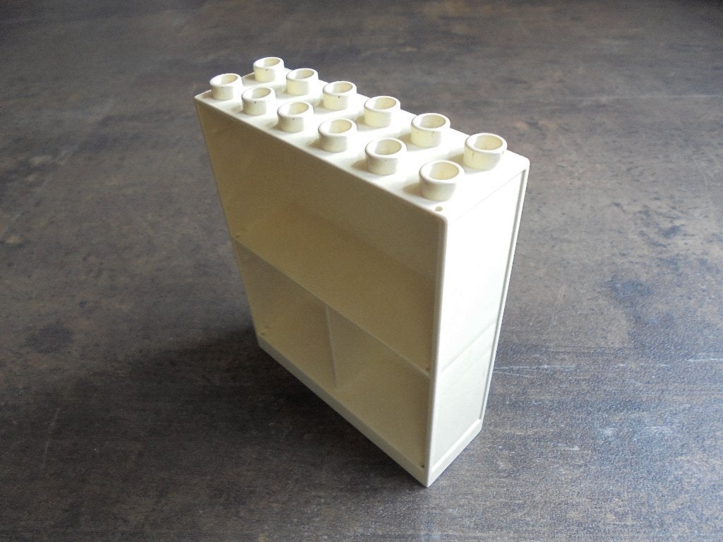 Lego Duplo Wall 2x6x6 with 3 Cupboards (zie foto's) 3, Ophalen of Verzenden, Gebruikt, Losse stenen, Duplo