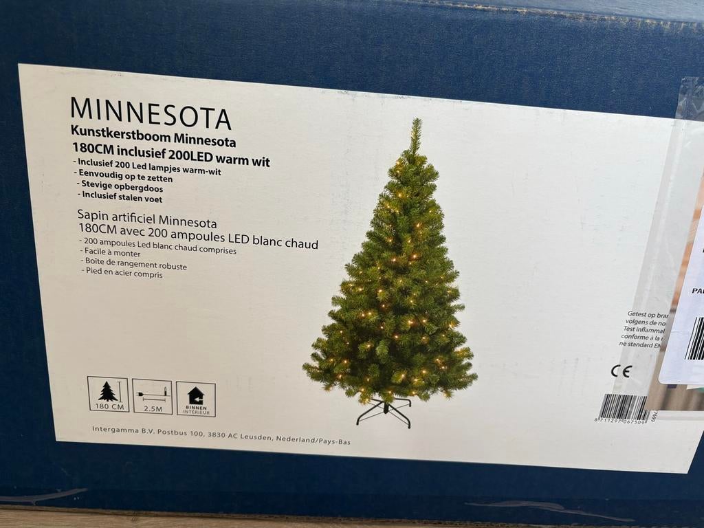 Kunstkerstboom Minnesota, Ophalen, Gebruikt