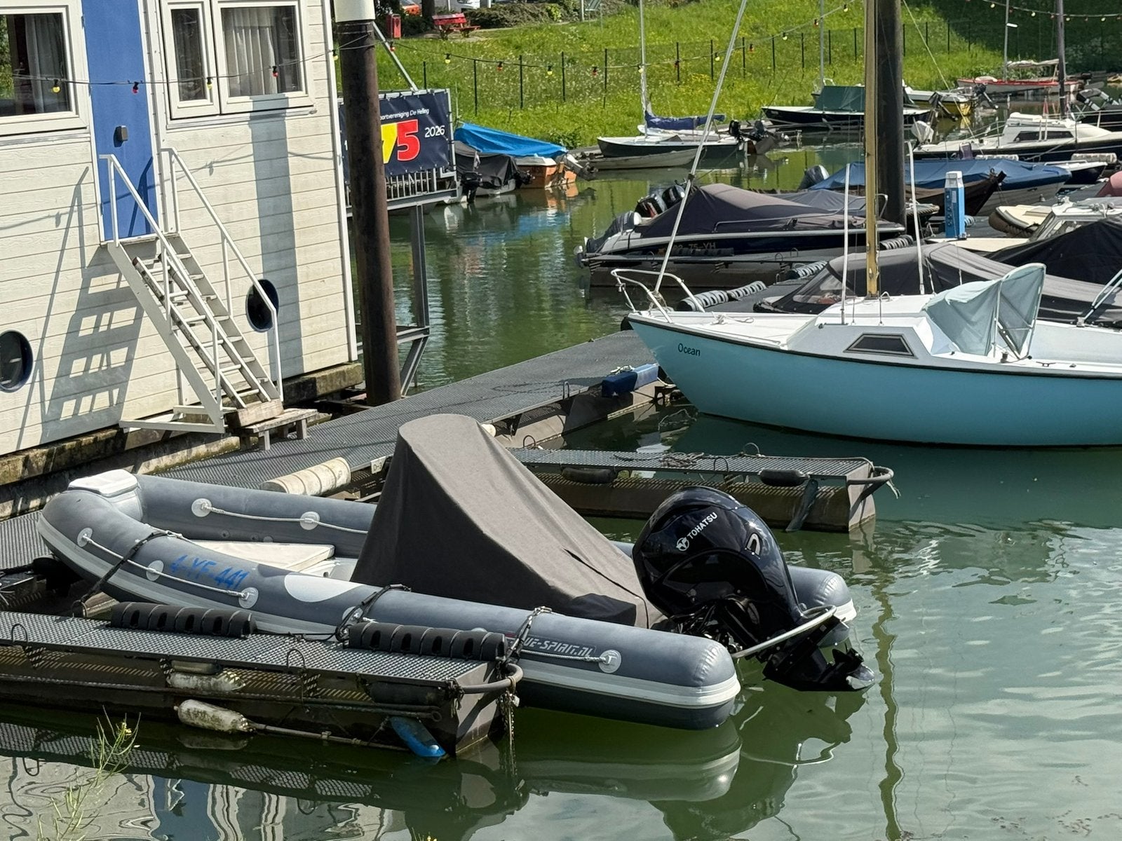 Nederlandse gebouwde Rib 5.1 (2020) hypalon 115pk (2024), Watersport en Boten, Ophalen, Zo goed als nieuw