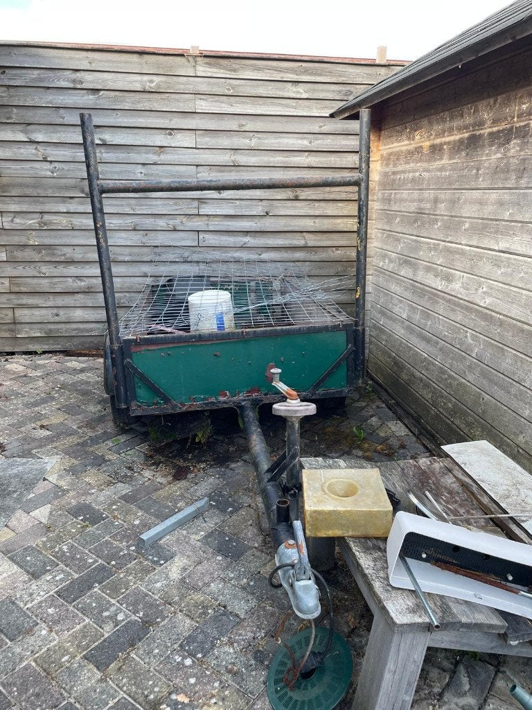 Aanhangwagen / oude ijzer Gratis, Ophalen, Gebruikt, IJzer