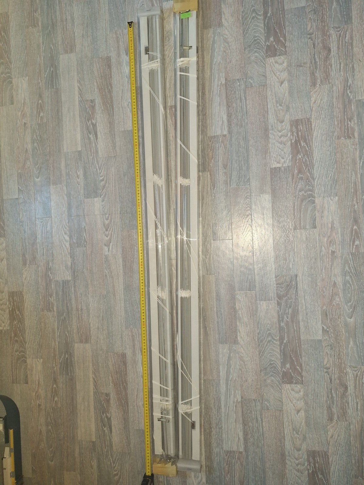 Witte jaloezieën, nieuw in verpakking, 140 cm breed, Ophalen, Jaloezie, Wit, Nieuw