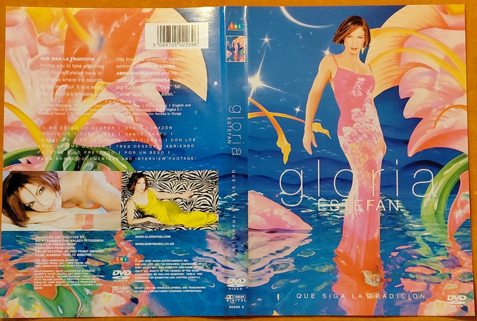 Gloria Estefan - Que Siga La Tradicion DVD, Gebruikt, Alle leeftijden, Inclusief doosje, Ophalen of Verzenden