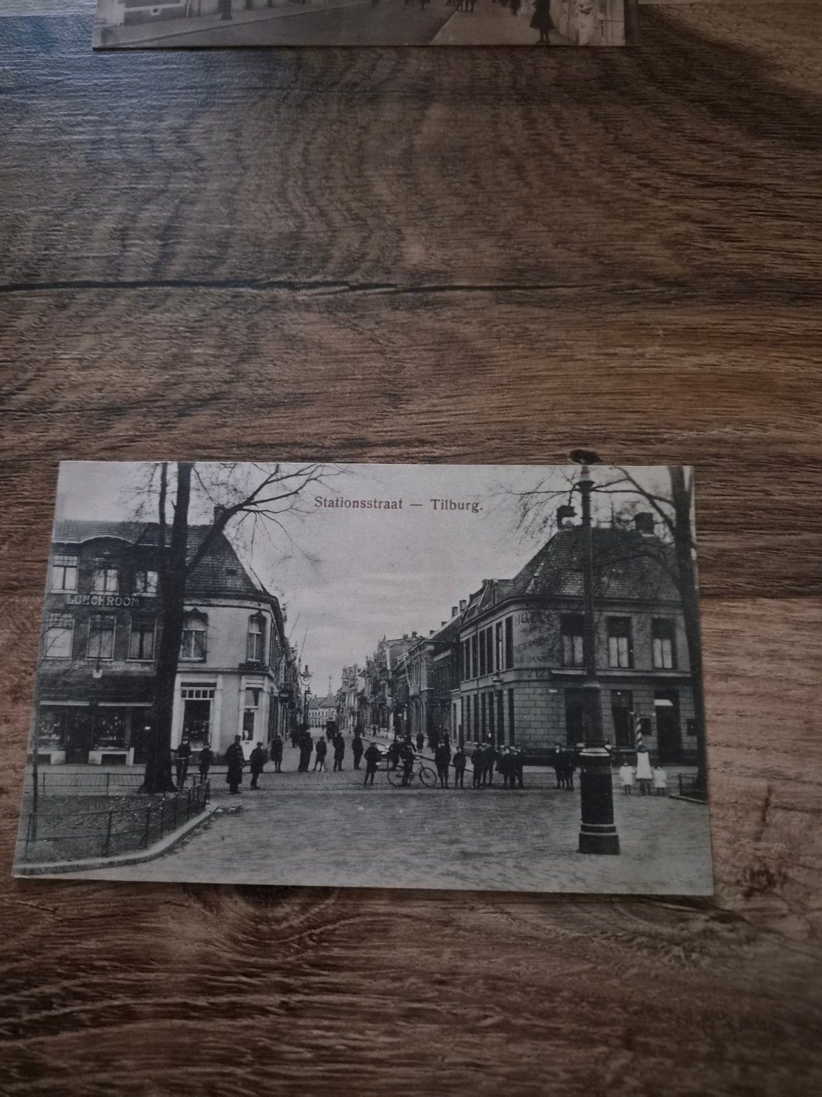 Oude Ansichtkaart Tilburg Stationsstraat (Gelopen), Verzamelen, Ophalen of Verzenden, Voor 1920, Gelopen, Noord-Brabant
