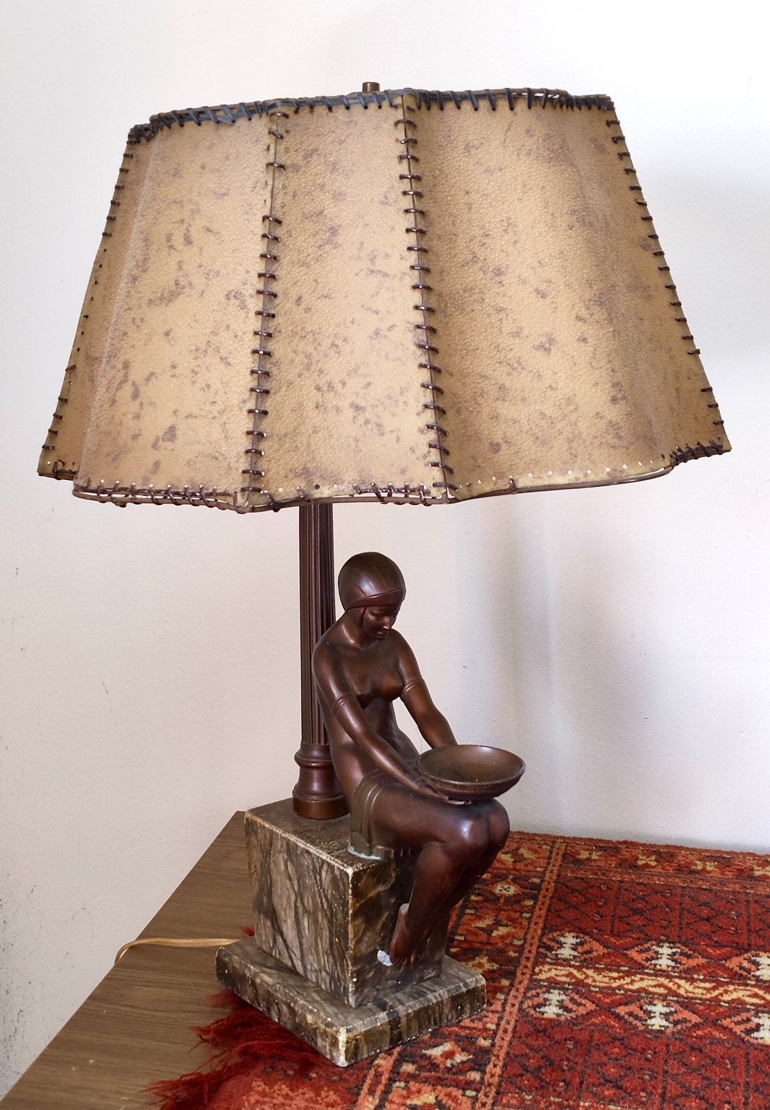 Lamp Jugendstil, Ophalen of Verzenden, Gebruikt, Metaal