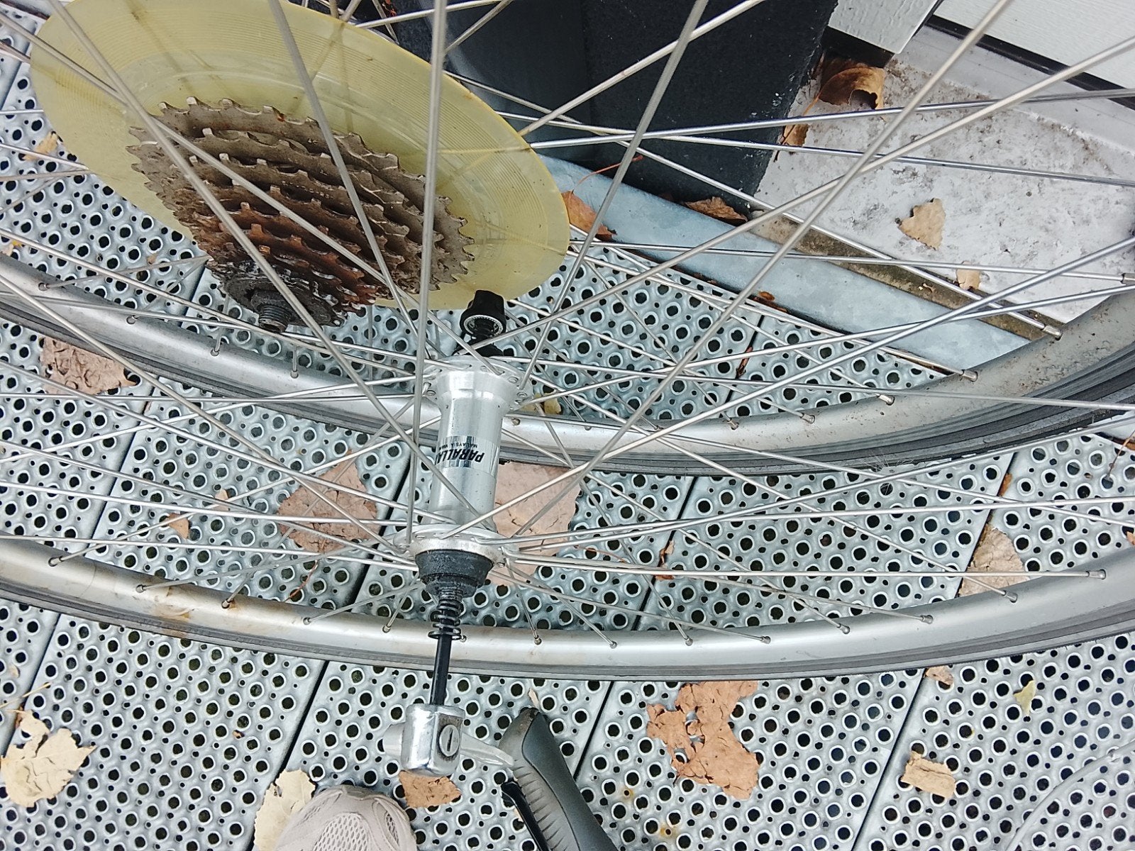 28 inch Parallax fietswielset - Retro model met 8 versn., Ophalen, Gebruikt, Wiel, Parallax