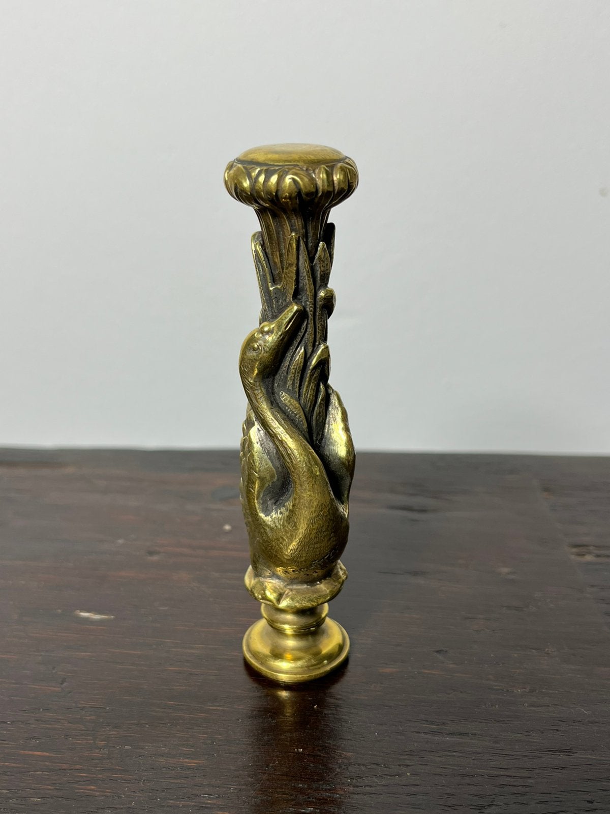 Bronzen stempel, gemerkt: Geschützt, Antiek en Kunst, Ophalen of Verzenden