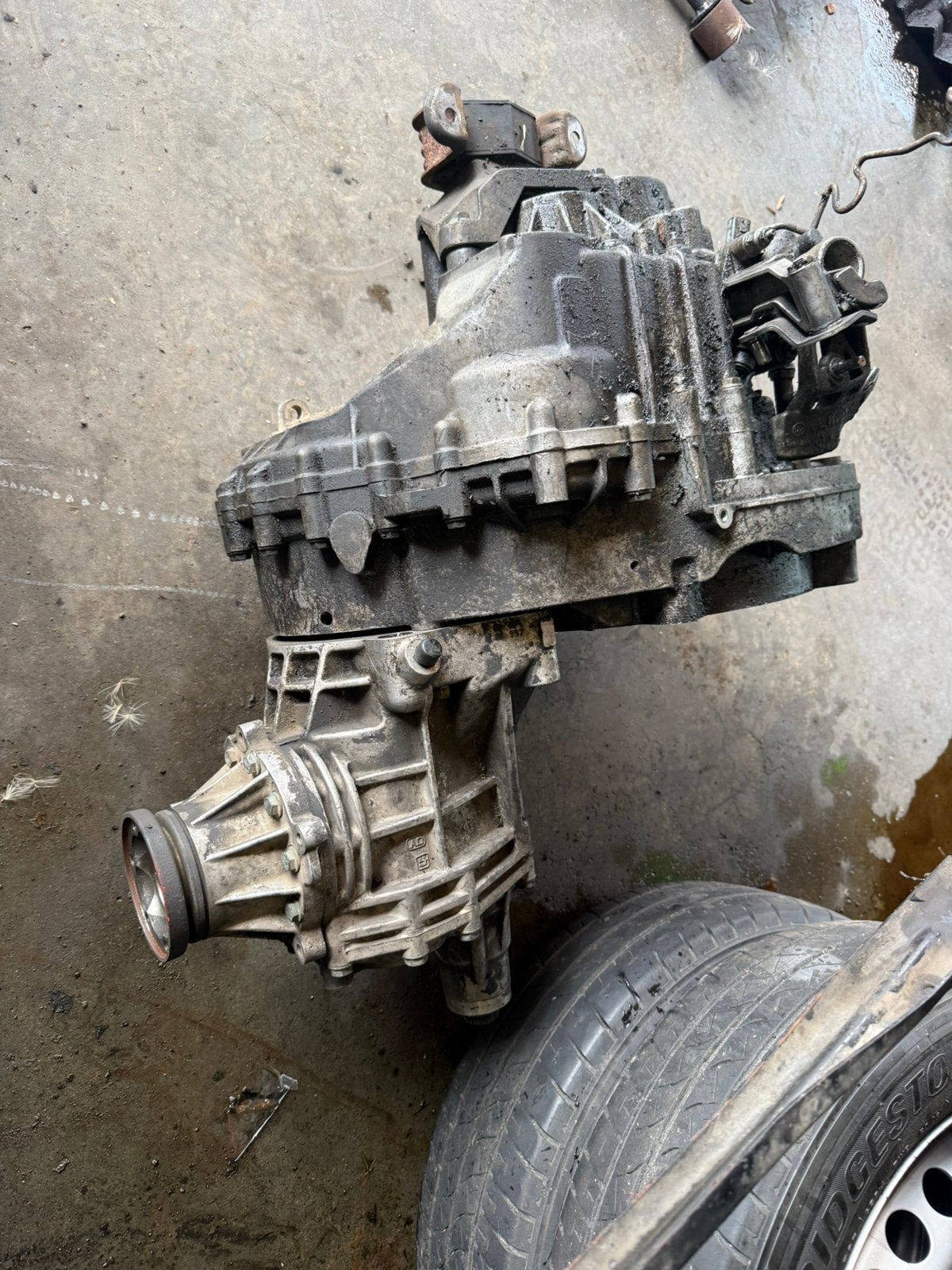 Versnellingsbak 2.5 tdi 4 motion verdeelbak, Auto-onderdelen, Transmissie en Toebehoren, Volkswagen, Gebruikt, Ophalen