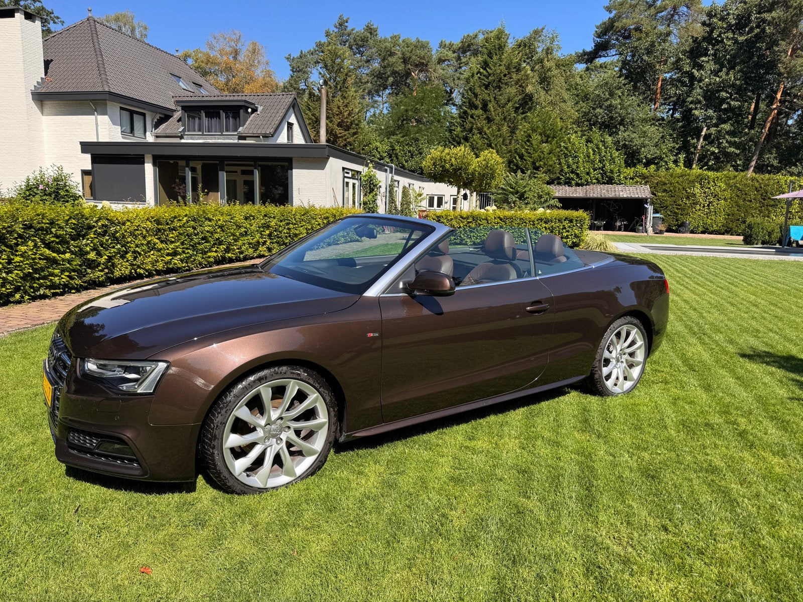 Audi A5 1.8 Tfsi 125KW Cabriolet CVT 2015 Bruin, Auto's, Audi, 4 cilinders, 4 stoelen, Particulier, 170 pk