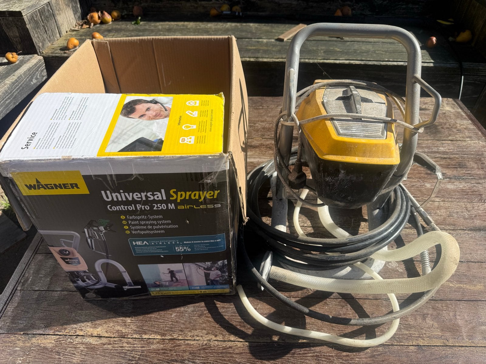 Wagner Universal Sprayer Control Pro 250 M Airless Verfspuit, Ophalen, Gebruikt, Verfspuit of Verfpomp