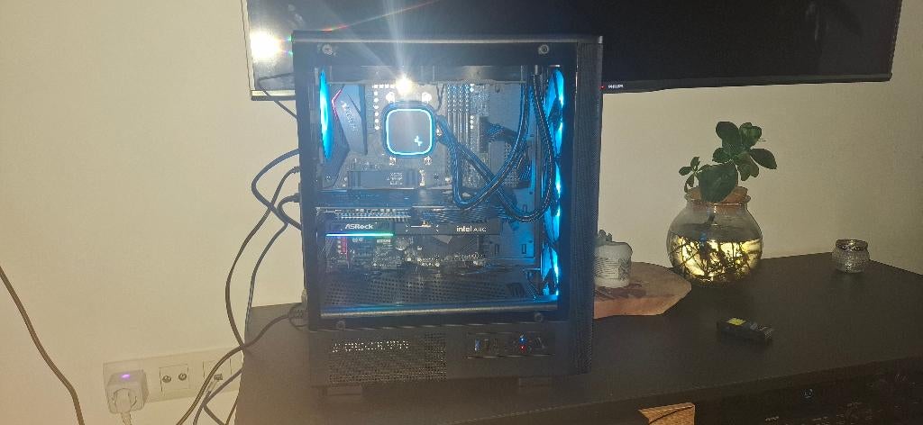Krachtpatser Ryzen 7 met watercooling en 32 GB DDR4-3600Mhz, Ophalen, 64 GB of meer, 512 GB, Zo goed als nieuw
