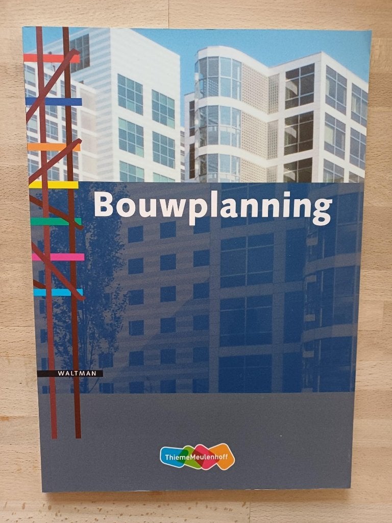 HBO Bouwkunde studieboek, Bouwplanning, Boeken, Waltman, Nieuw, Beta, HBO