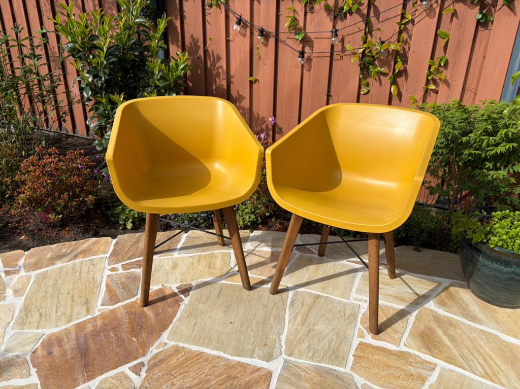 2 Hartman Amalia kuipstoelen, Ophalen, Kunststof