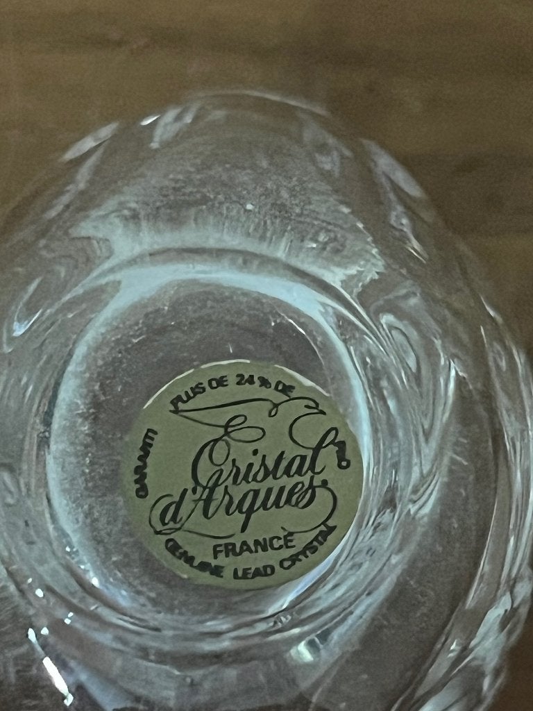 Vintage Cristal d'Arques kristallen zwaan – loodkristal, Ophalen of Verzenden