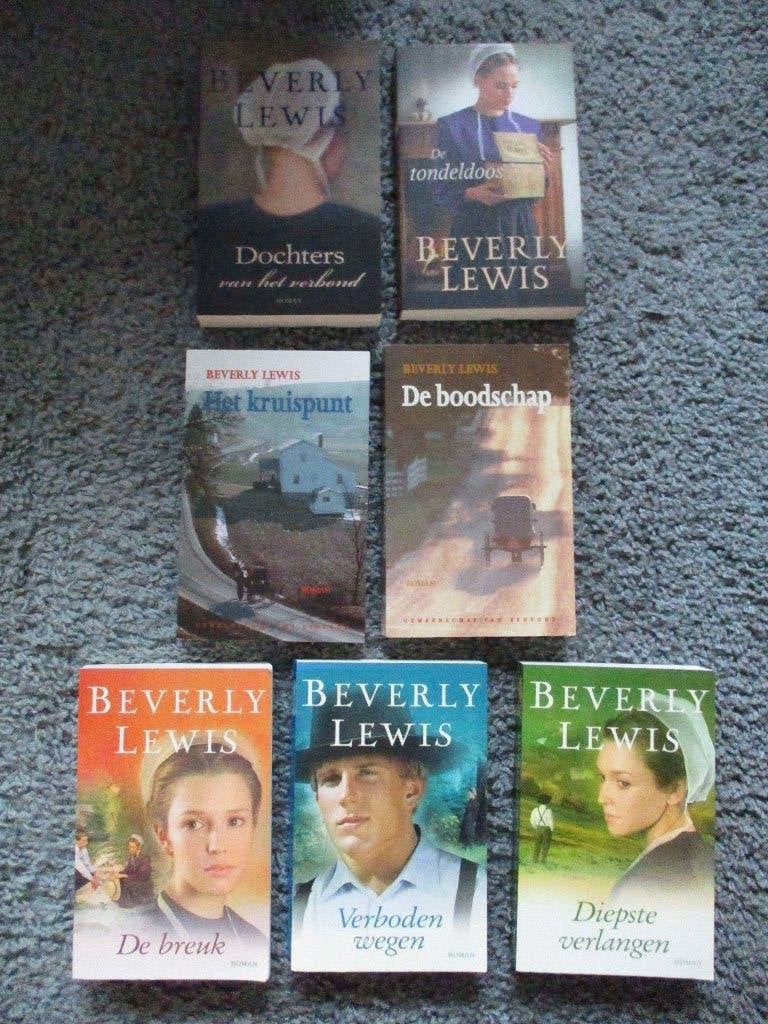 Beverly Lewis 7 x Nellie Fisher serie etc christelijke roman, Boeken, Ophalen of Verzenden, Gelezen
