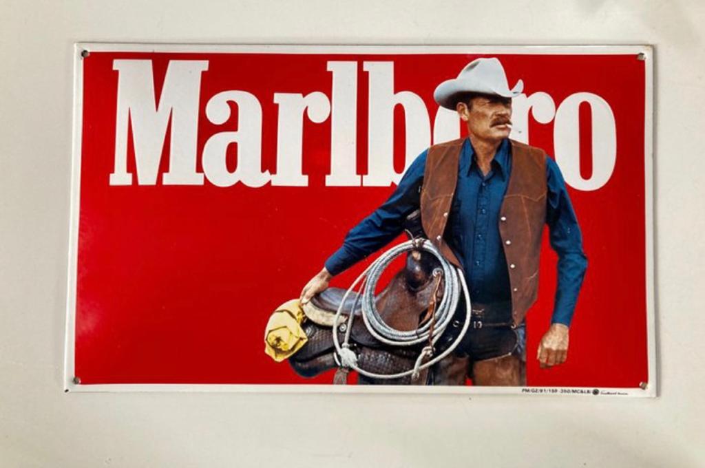 Marlboro emaille reclamebord 50/30cm, Verzamelen, Merken en Reclamevoorwerpen, Ophalen of Verzenden, Gebruikt, Reclamebord