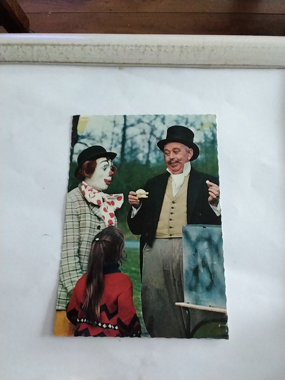 Vintage Ansichtkaart: PIPO DE CLOWN. PETRA en DIKKE DEUR, Verzamelen, Ophalen of Verzenden, 1960 tot 1980, Gelopen