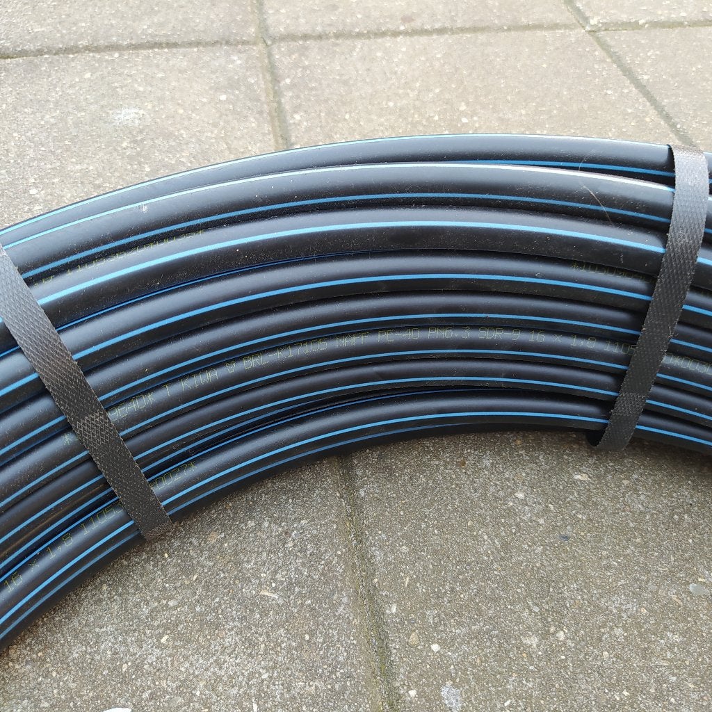 tyleenslang kiwa keur BRL k17105 PE40 PN6.3 SDR9 16x1.8 mm, Overige materialen, Minder dan 20 mm, 6 meter of meer, Overige typen