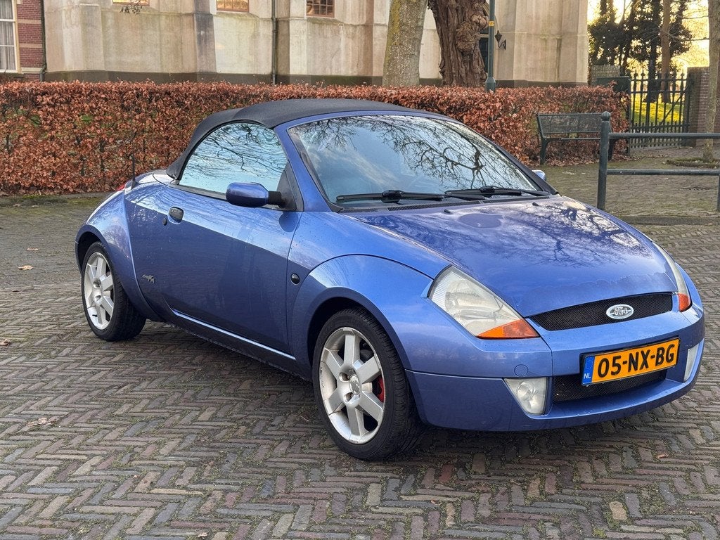 Ford Streetka 1.6 First Edition uit 2004, Blauw, Bedrijf, Handgeschakeld, Euro 4