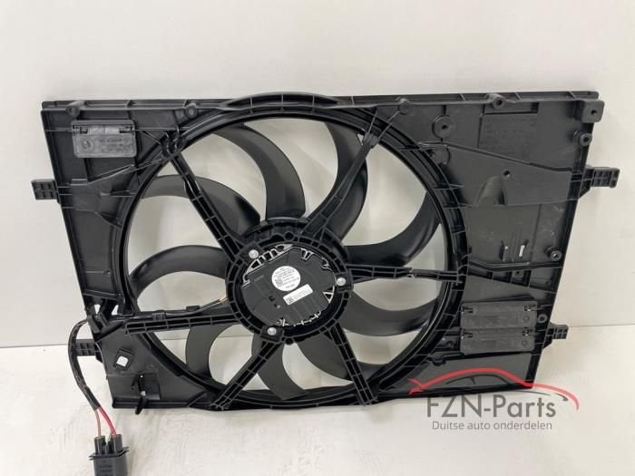 VW Golf 8 Ventilator Enkelfan + Koelluchtventilator + Behuiz, Ophalen of Verzenden, Gebruikt