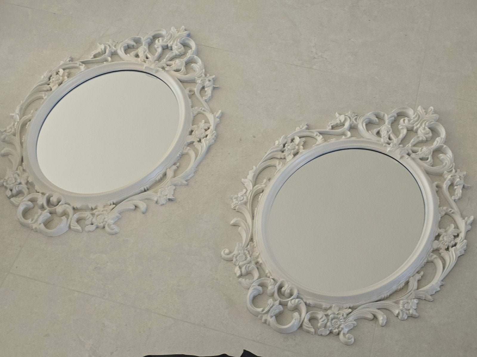 ikea Ung Grill spiegels  2 stuks wit gespoten, Ophalen, Overige thema's, Blanco kaart of Basiskaart