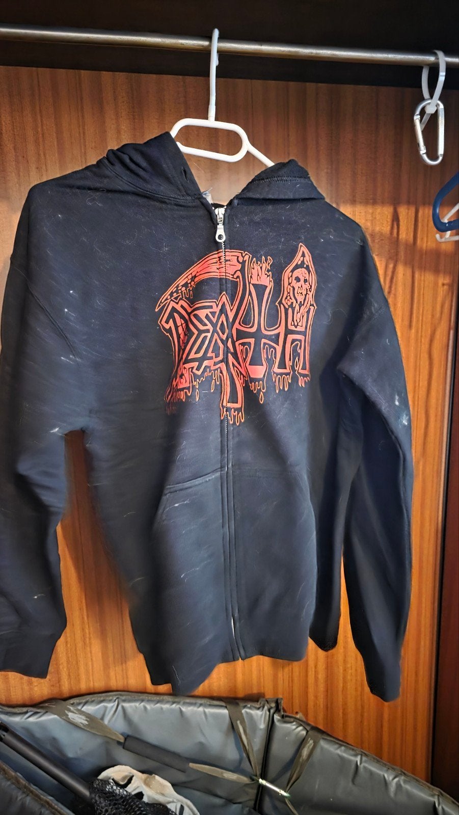 Death 'Scream Bloody Gore' Hoodie met rits, Kleding | Heren, Ophalen of Verzenden, Gedragen, Death