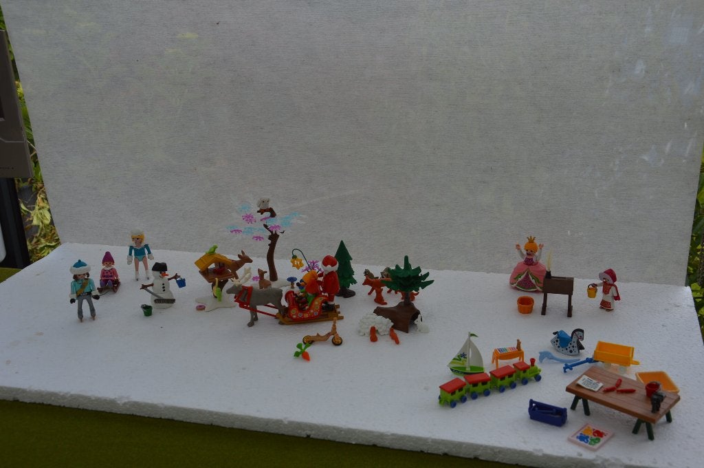 Diverse Playmobil kerst tafereeltjes kerstman met arrenslee, Kinderen en Baby's, Speelgoed | Playmobil, Ophalen of Verzenden, Gebruikt
