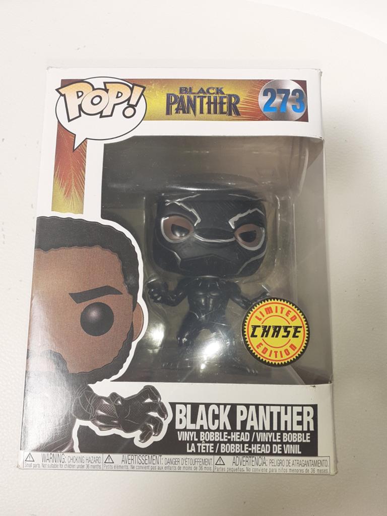 Funko pop Black Panther 273 limited chase edition, Ophalen of Verzenden, Zo goed als nieuw