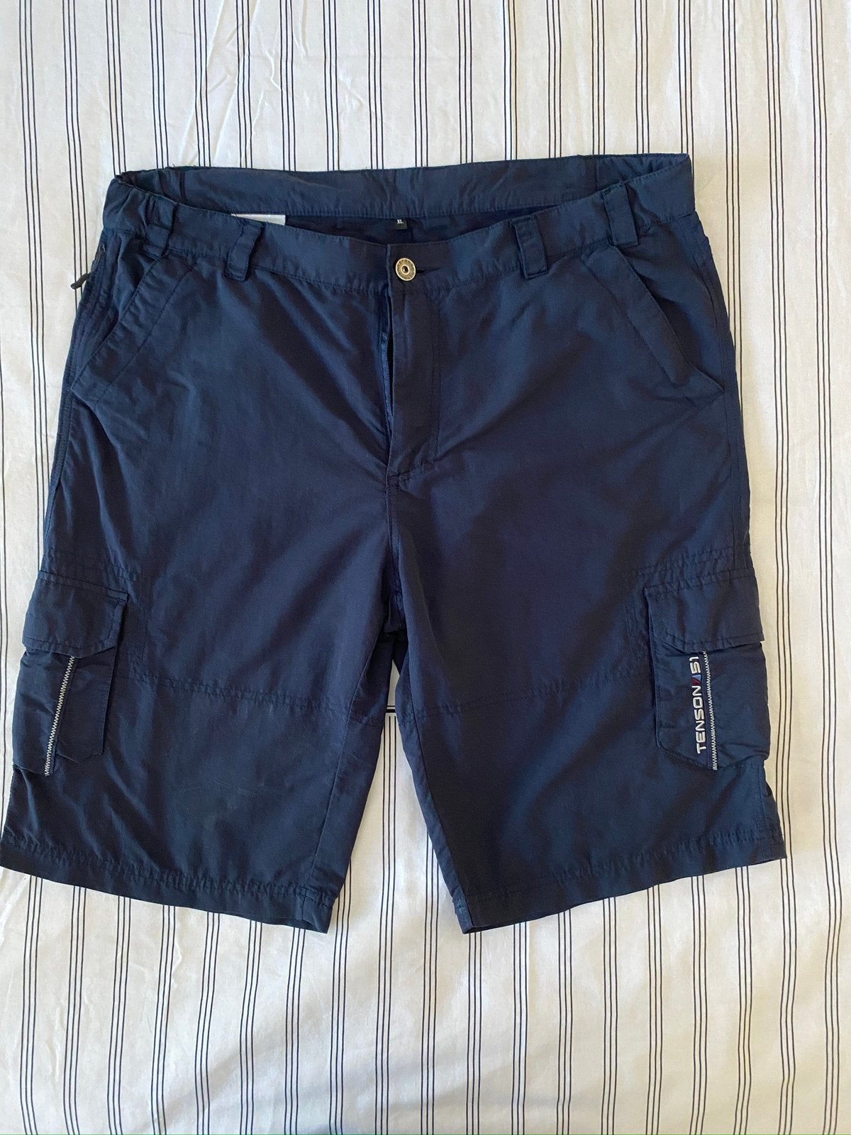 Tenson korte broek maat XL., Ophalen of Verzenden, Gedragen, Maat 56/58 (XL), Blauw