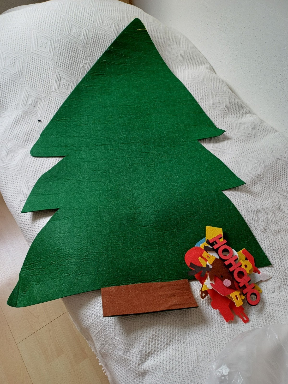 vilten kerstboom, Ophalen of Verzenden
