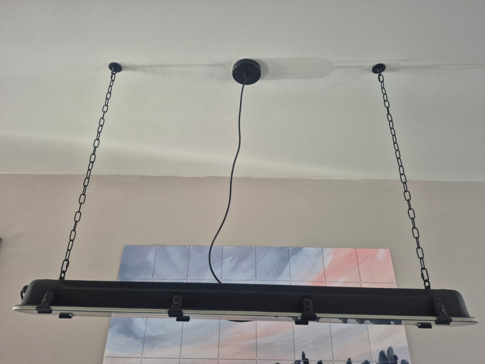 Zuiver Industriële TL Buis Hanglamp, G13 (TL), Industrieel, Modern, Ophalen of Verzenden, Kunststof