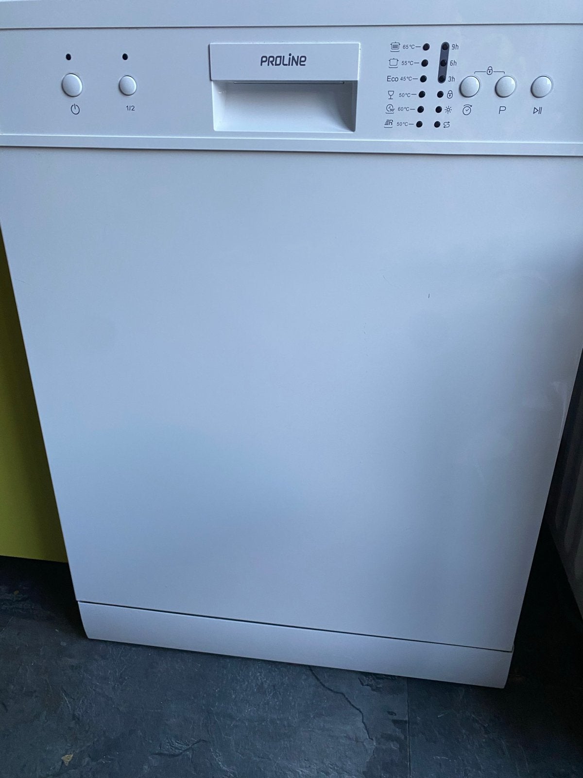 Proline Vrijstaande Vaatwasser - Wit, Witgoed en Apparatuur, Vaatwasmachines, Gebruikt, Vrijstaand, 85 tot 90 cm, 60 cm of meer
