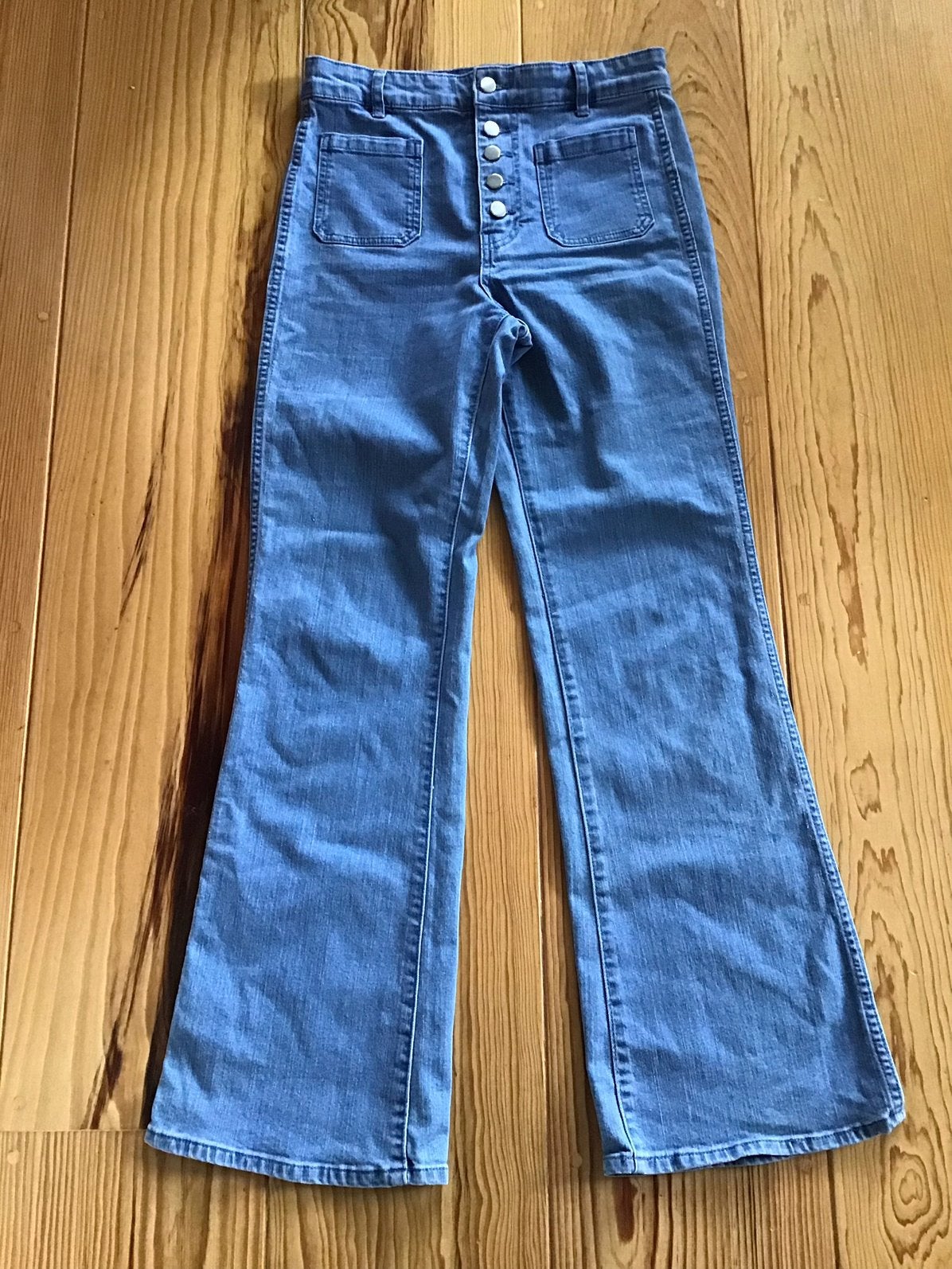 H&M, spijkerbroek, maat 38, Ophalen of Verzenden, Zo goed als nieuw, Blauw, W30 - W32 (confectie 38/40)