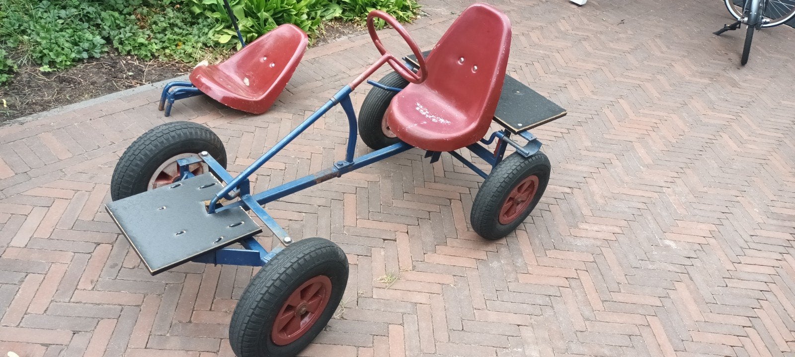 Project/opknapper skelter met extra zitje en aanhanger, Kinderen en Baby's, Speelgoed | Buiten | Skelters, Ophalen, Gebruikt, Berg