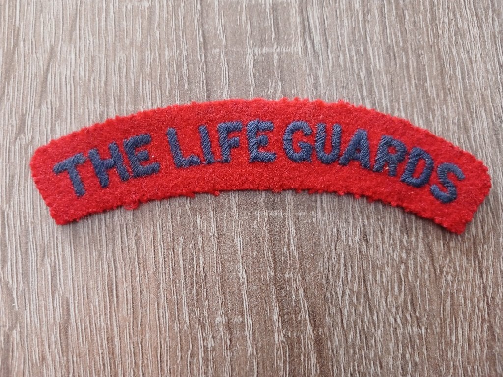 The life Guards Shouder Sleeve, Ophalen of Verzenden, Landmacht, Engeland, Embleem of Badge