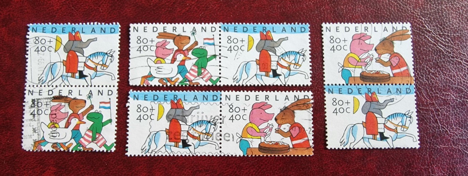 kv1165 Nederlandse kinderpostzegels 80+40c (gestempeld), Ophalen of Verzenden, Na 1940, Gestempeld
