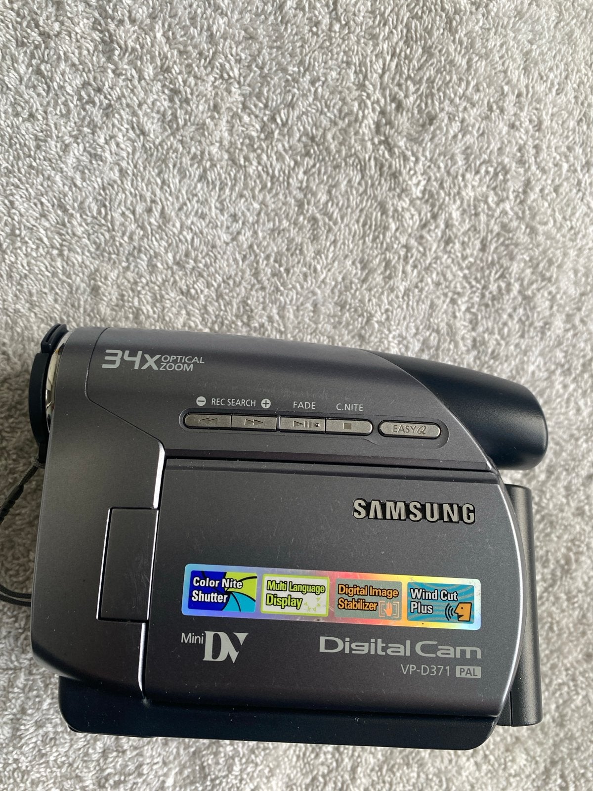 Samsung VP-D371 Mini DV Digital Camcorder 34x Optical Zoom, Audio, Tv en Foto, Mini dv, Gebruikt, 20x of meer, Ophalen of Verzenden