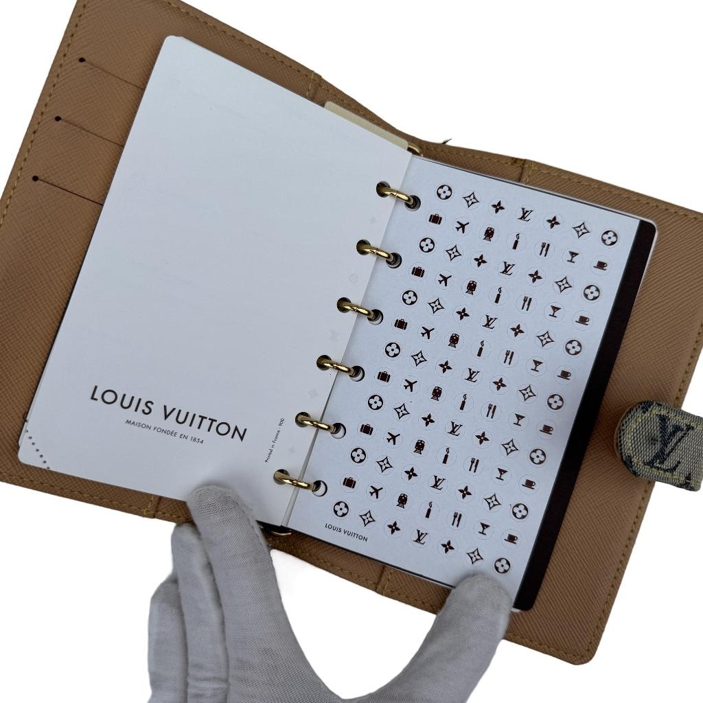 Louis Vuitton agenda PM mini lin idylle canvas monogram image 6