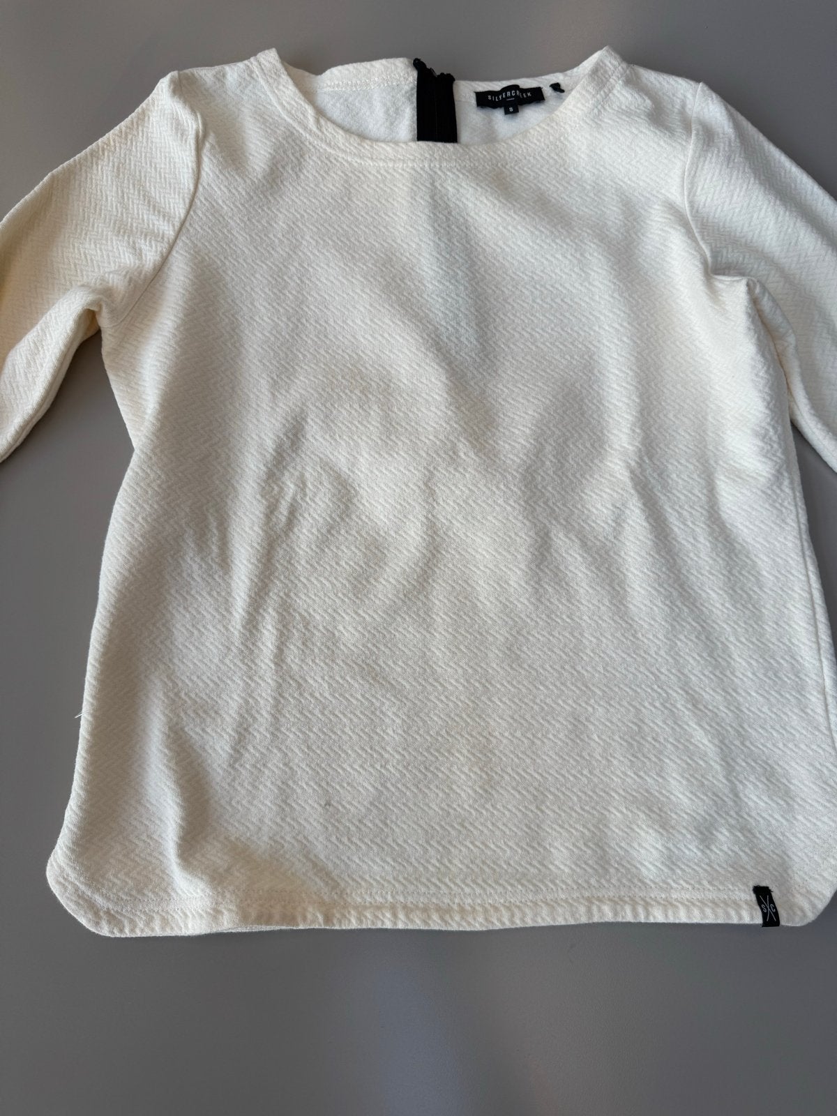 Silvercreek truitje crème Maat S, Beige, Ophalen of Verzenden, Zo goed als nieuw, Lange mouw