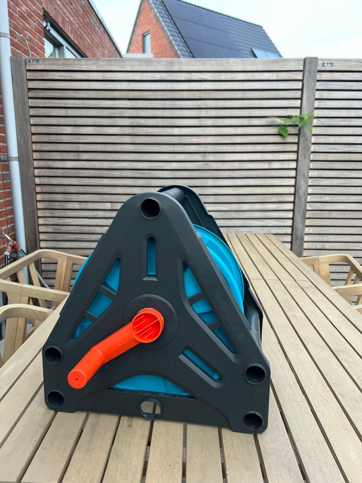 Gardena tuinslang op rol systeem, Tuin en Terras, Ophalen, Gebruikt, Tuinslanghaspel