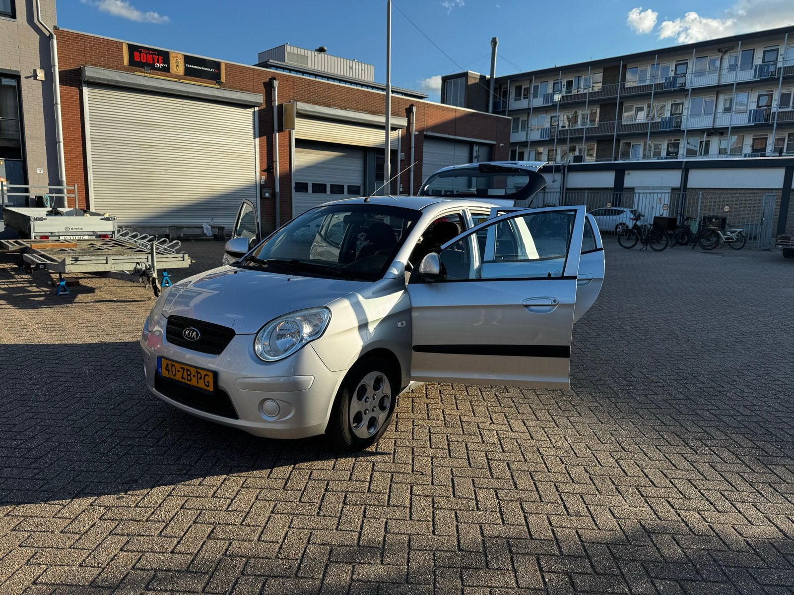 Kia Picanto 1.1 Nieuwe Apk !!!!, 836 kg, 4 cilinders, 400 kg, Origineel Nederlands