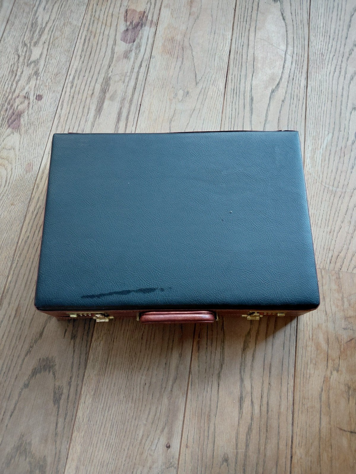 Leren aktetas in goede staat, 50 tot 60 cm, Slot, Leer, Ophalen of Verzenden
