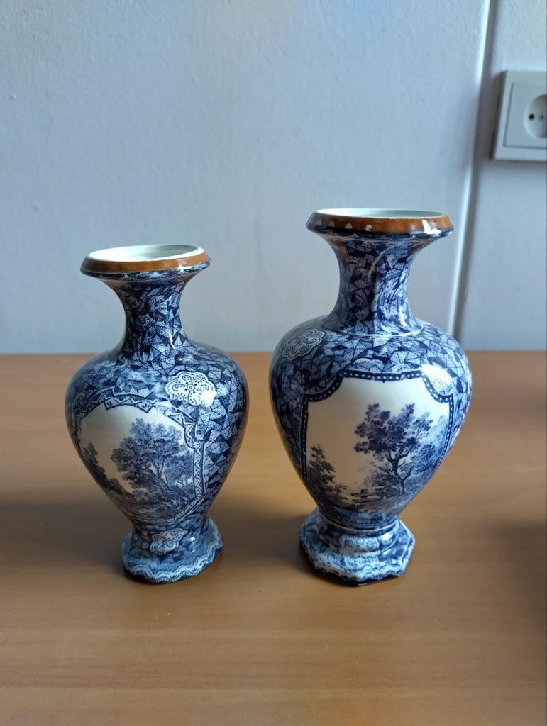 Twee Villeroy & Boch Flamand vaasjes, Ophalen of Verzenden