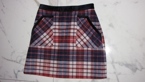 36 TOMMY HILFIGER ruiten rok, Kleding | Dames, Overige kleuren, Ophalen of Verzenden, Zo goed als nieuw, Maat 36 (S)
