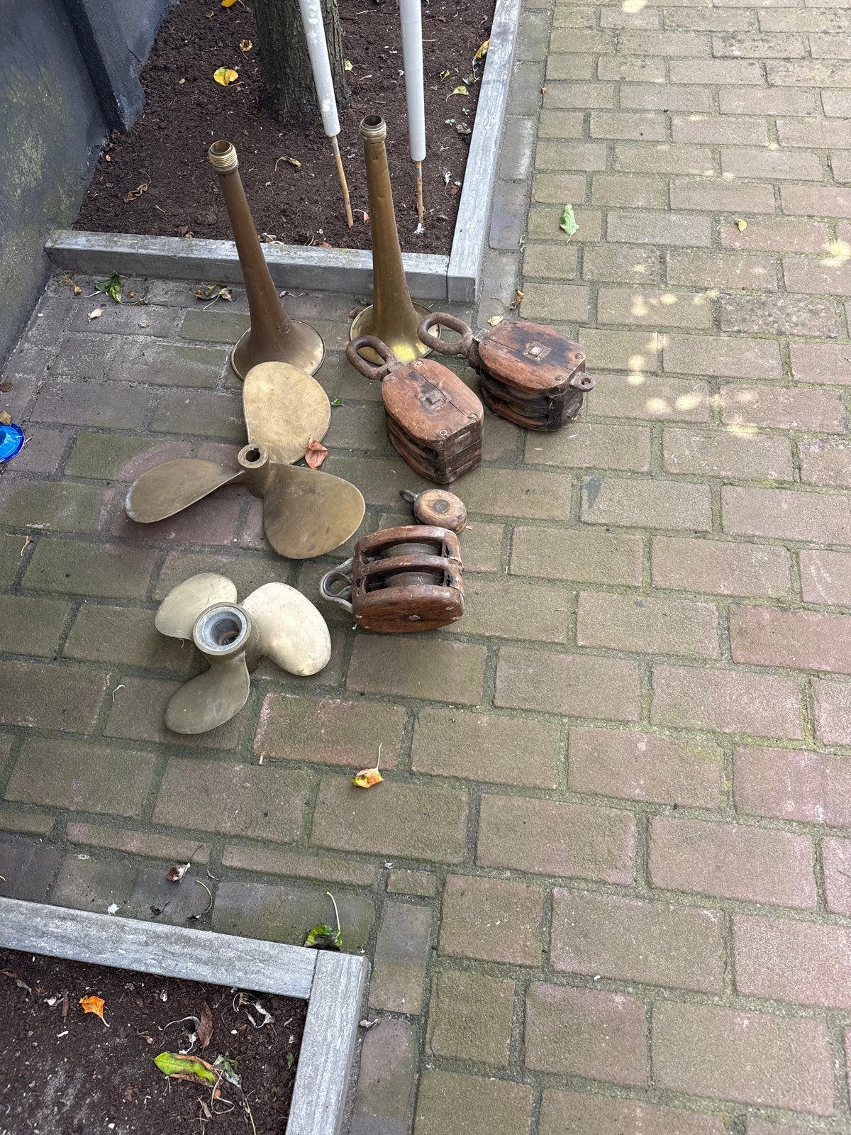 Scheepsonderdelen: schroeven, blokken, toeters, Ophalen, Gebruikt, Overige typen